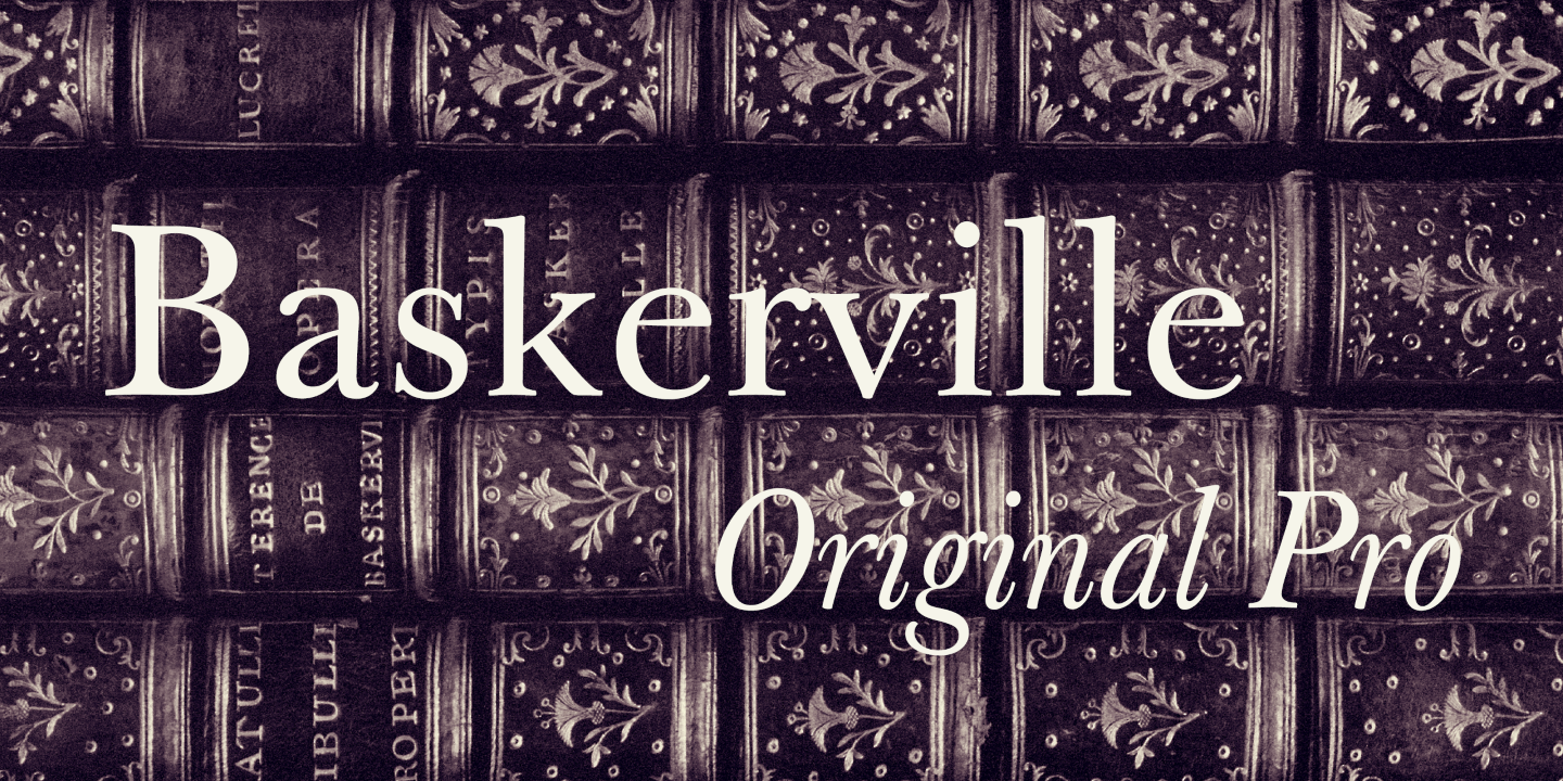 Czcionka Baskerville Original Pro